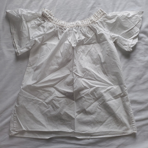 Banana Republic Off Shoulder Short Sleeve Cotton Top - Picture 8 of 8